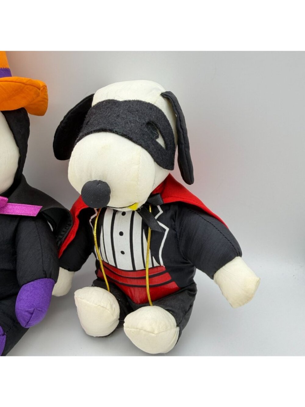 VTG Snoopy Halloween plush toys small Dracula Witch Whitmans Candy mini nylon - Picture 2 of 13